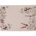 Tapis fleurs sauvages brodées 180x120cm Kare Design