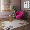 Tapis fleurs sauvages brodées 180x120cm Kare Design