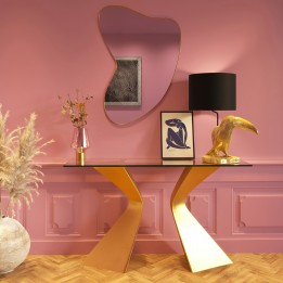 Miroir Shape laiton 110x120cm