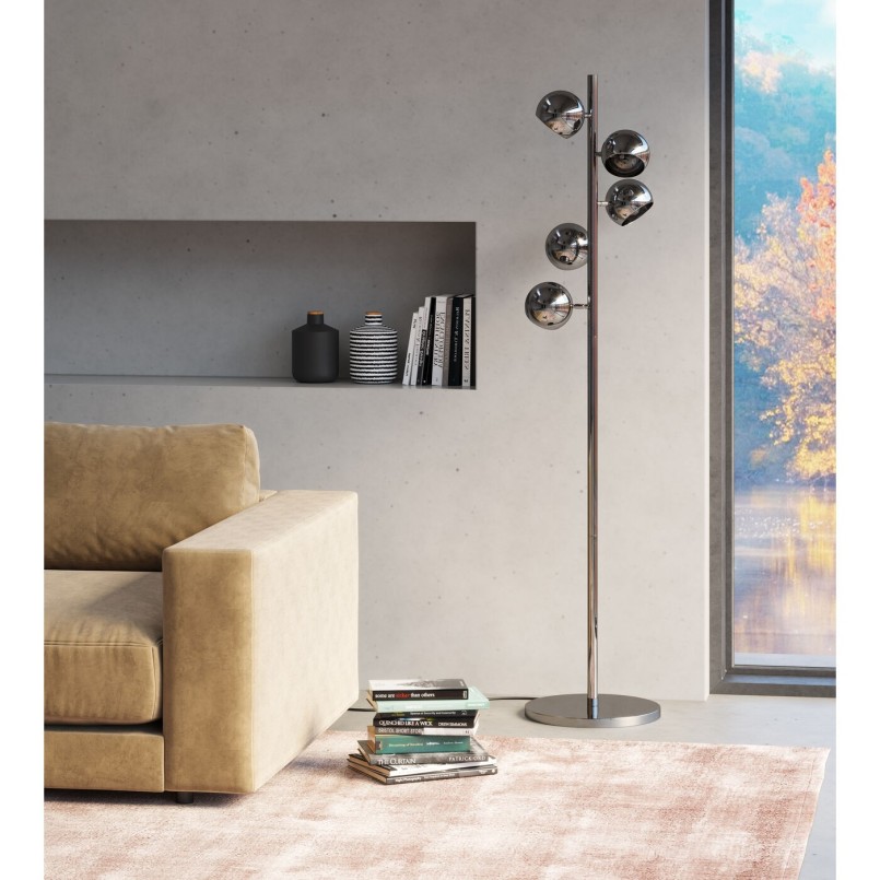 Lampadaire Calotta 200cm chrome 5 Kare Design