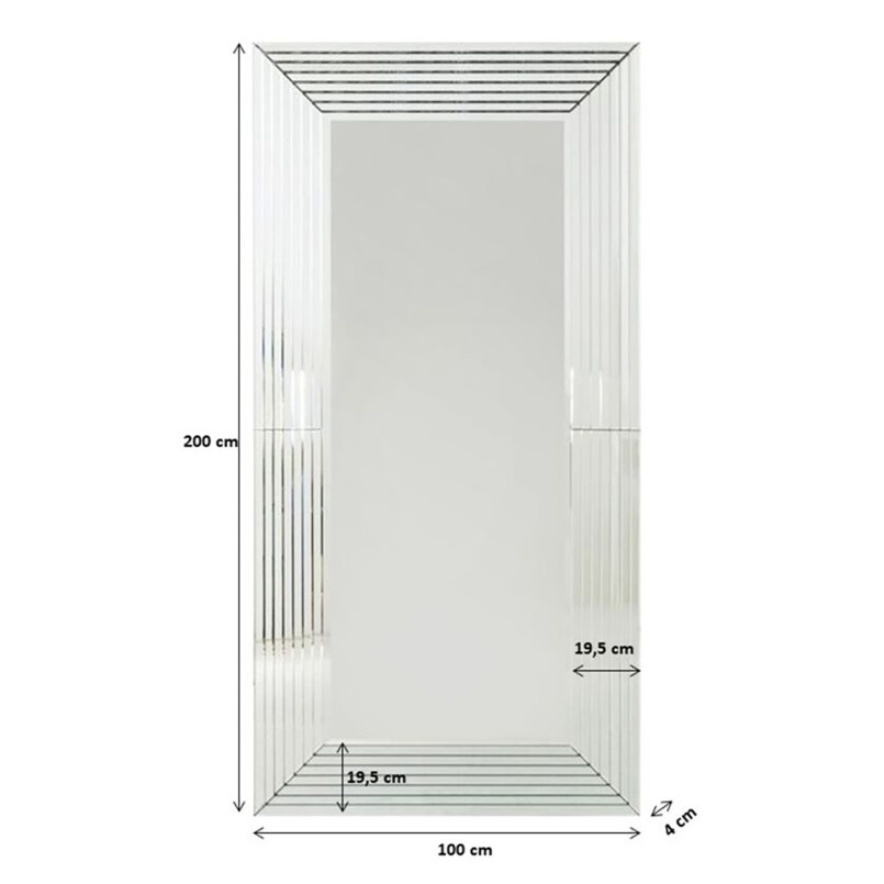 Mirror Linea 200x100cm Kare Design