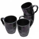 Tasses Organic noire 4/set Kare Design