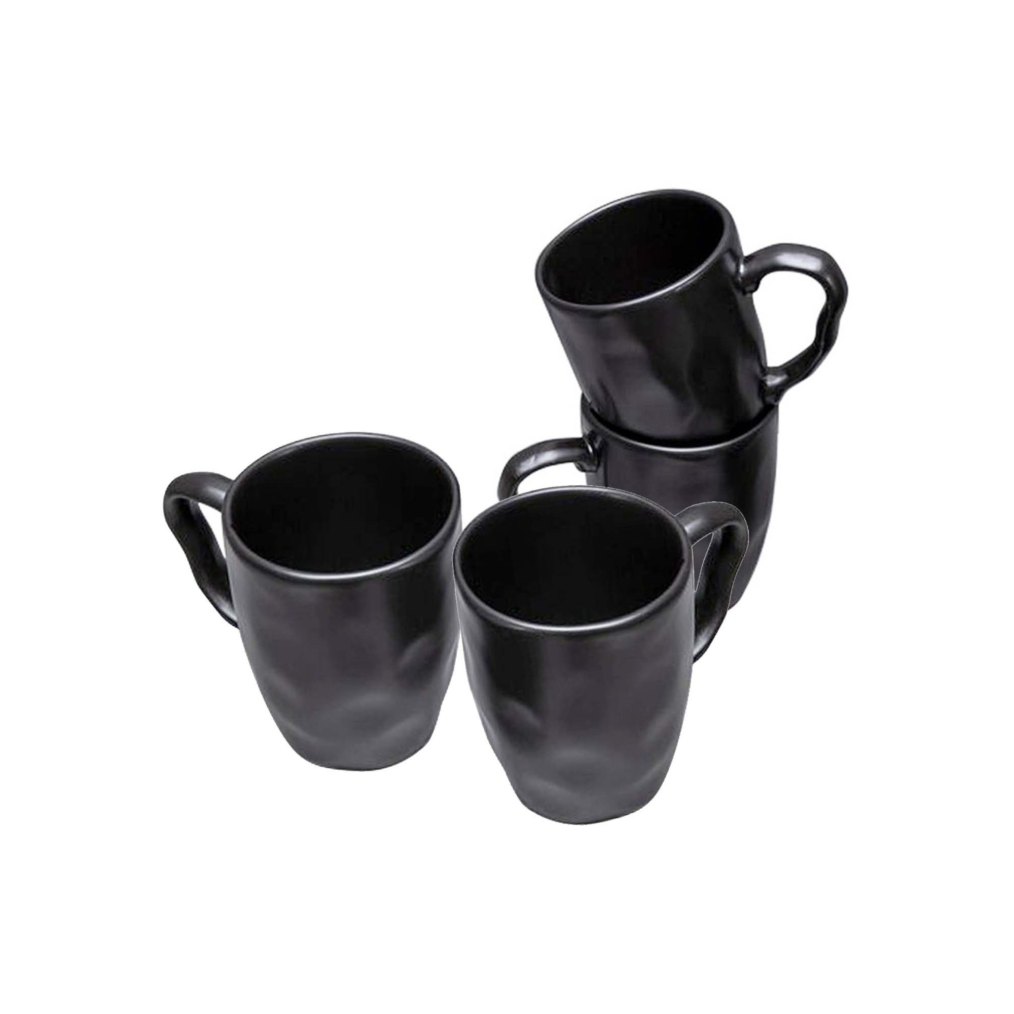 Tasses Organic noire 4/set Kare Design