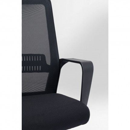 Chaise de bureau pivotante Max noire Kare Design