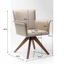 Fauteuil pivotant Foxy Kare Design
