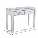 Console Luxury Push 100x40cm blanche Kare Design