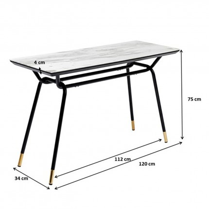 Console South Beach 120x45cm Kare Design