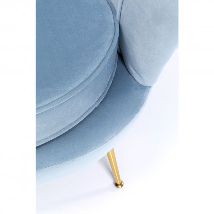 Fauteuil Water Lily bleu Kare Design