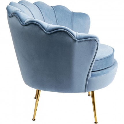 Fauteuil Water Lily bleu Kare Design