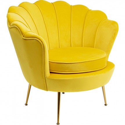 Fauteuil Water Lily jaune Kare Design