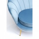 Canapé Water Lily 2 places bleu 132cm Kare Design