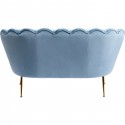 Canapé Water Lily 2 places bleu 132cm Kare Design