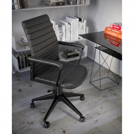 Chaise de bureau Labora noire Kare Design