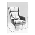 Fauteuil Vegas Forever jaune Kare Design