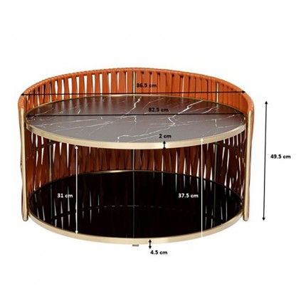 Table basse Coppe 86cm Kare Design