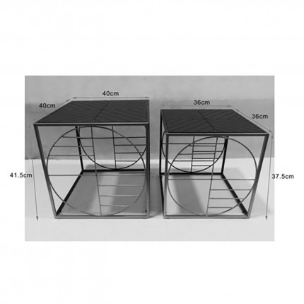 Table basse Techno set de 2 Kare Design