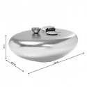 Table basse Pebble argentée Kare Design