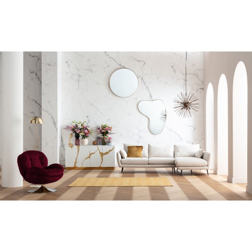 Fauteuil pivotant Cosy berry