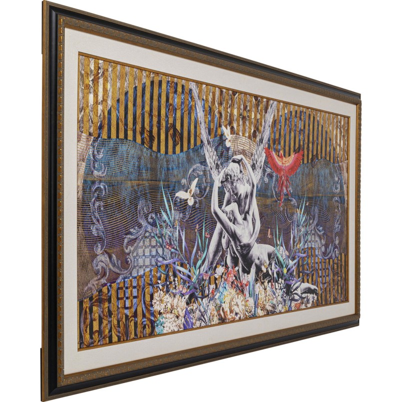 Tableau ancadré Lovers 180x106cm
