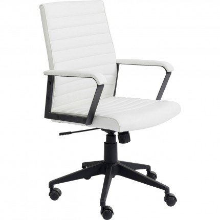 Chaise de bureau pivotante Labora blanc
