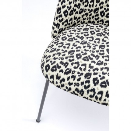 Chaise Cecil léopard Kare Design