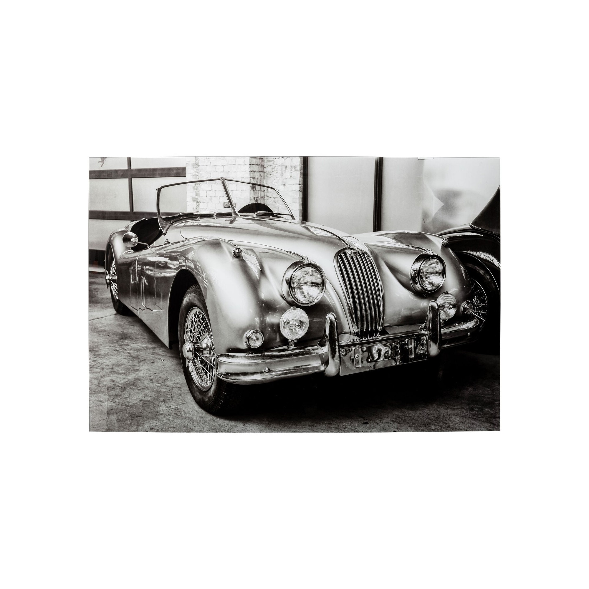 Tableau en verre voiture vintage 150x100cm Kare design