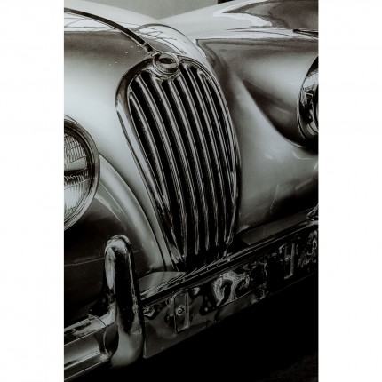 Tableau en verre voiture vintage 150x100cm Kare design