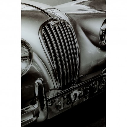 Tableau en verre voiture vintage 150x100cm Kare Design