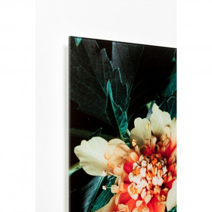 Tableau en verre Tiger on Hunt 150x100cm Kare Design