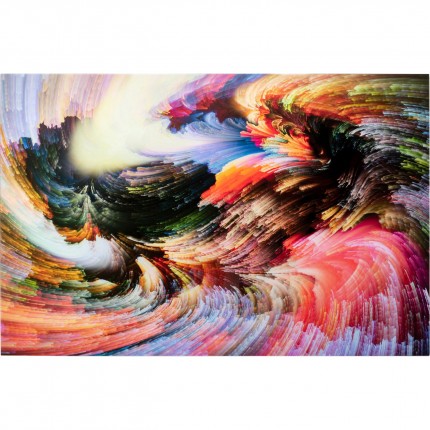 Tableau en verre Space Galaxy 150x100cm Kare Design