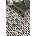 Tapis en cuir Zigzag 170x240cm Kare Design