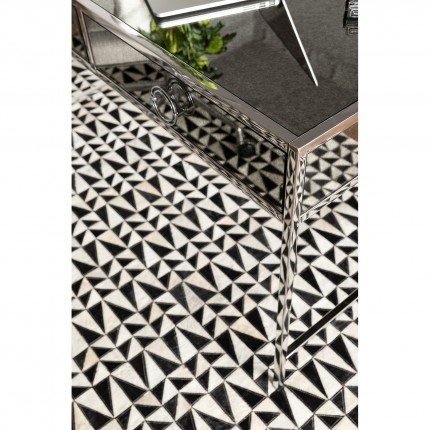 Tapis Zigzag 240x170cm noir et blanc Kare Design