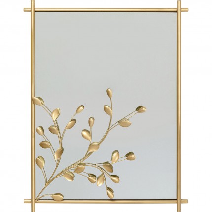 Miroir Leafline doré 85x66cm Kare Design