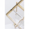 Table d'appoint Iceline 43x33cm dorée Kare Design