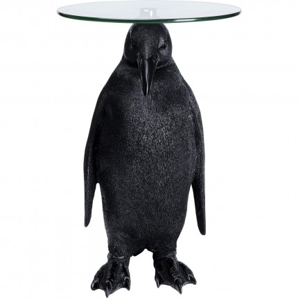 Table d'appoint Animal pingouin noir Kare Design