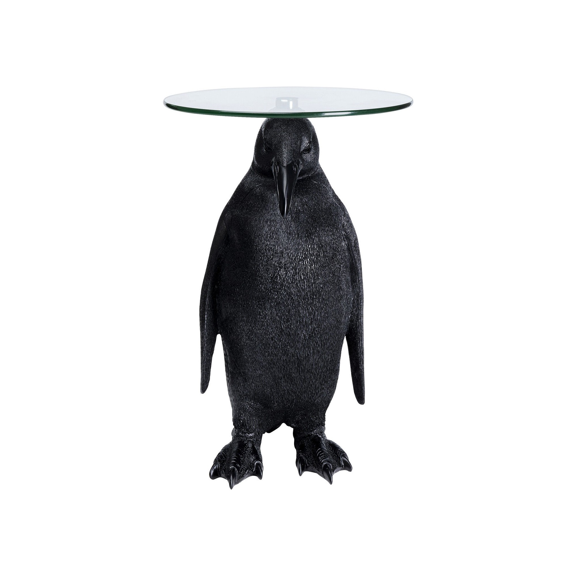 Table d'appoint Animal pingouin noir Kare Design