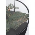 Table basse feuilles tropicales 80cm Kare Design