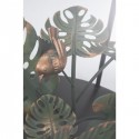 Table basse feuilles tropicales 80cm Kare Design