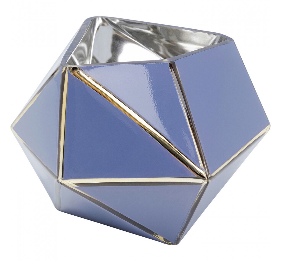 Vase Art bleu 14cm Kare Design
