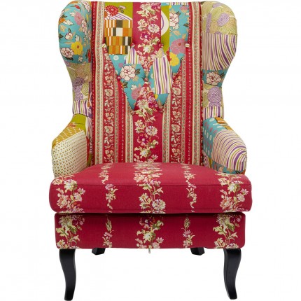 Fauteuil Wing Patchwork Kare Design