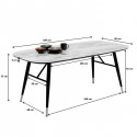 Table Catania 180x90cm Kare Design