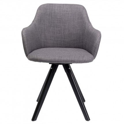 Chaise pivotante Lady grise Kare Design