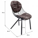 Chaise Fynn marron Kare Design