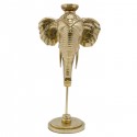 Bougeoir tête d'éléphant doré 36cm Kare Design