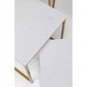 Tables d'appoint Key West dorées set de 3 Kare Design