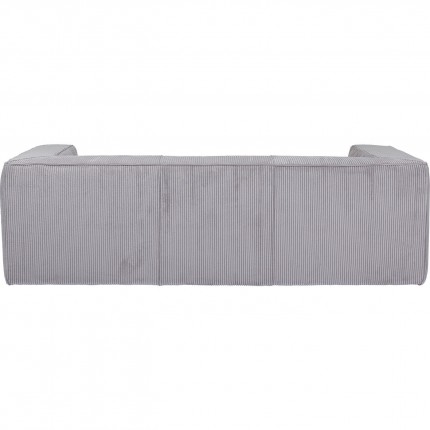 Canapé Cubetto 3 places Cord gris clair Kare Design