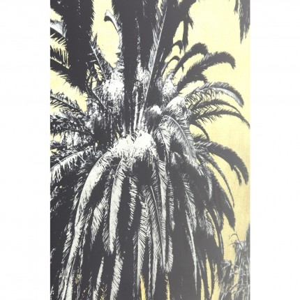 Tableau en verre Metallic Palms120x180cm Kare Design