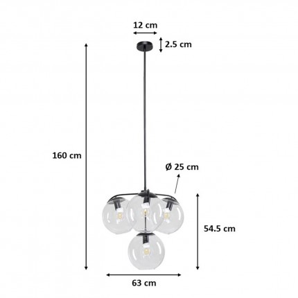 Suspension Lasmina Kare Design