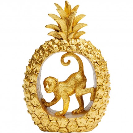 Déco singe doré ananas Kare Design