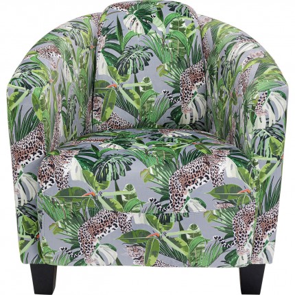 Fauteuil Cigar Lounge Jungle léopards Kare Design